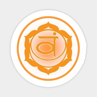 Embrace my emotions Sacral Chakra- White Magnet