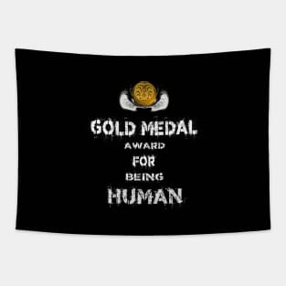 Gold Medal for being Human Award Winner Tapestry