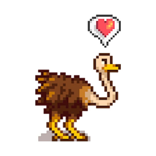 Stardew Valley Ostrich Love by r9440