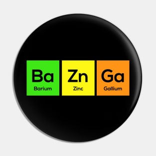 BaZnGa Periodic Table Chemistry Pin