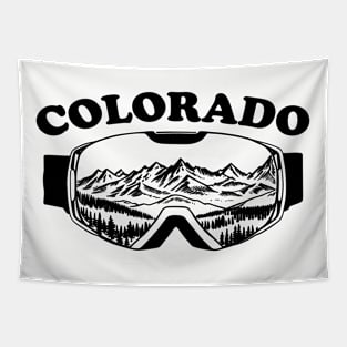 Colorado Ski Goggles Tapestry