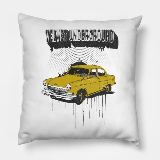 Roadtrip Velvet Pillow by CitrusSizzle
