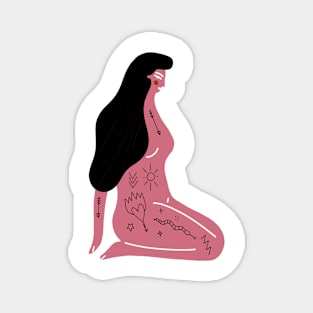 Pink Goddess Magnet