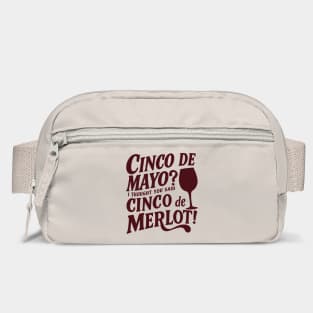 Cinco de Mayo Meets Wine Lovers Cinco de Merlot Bag