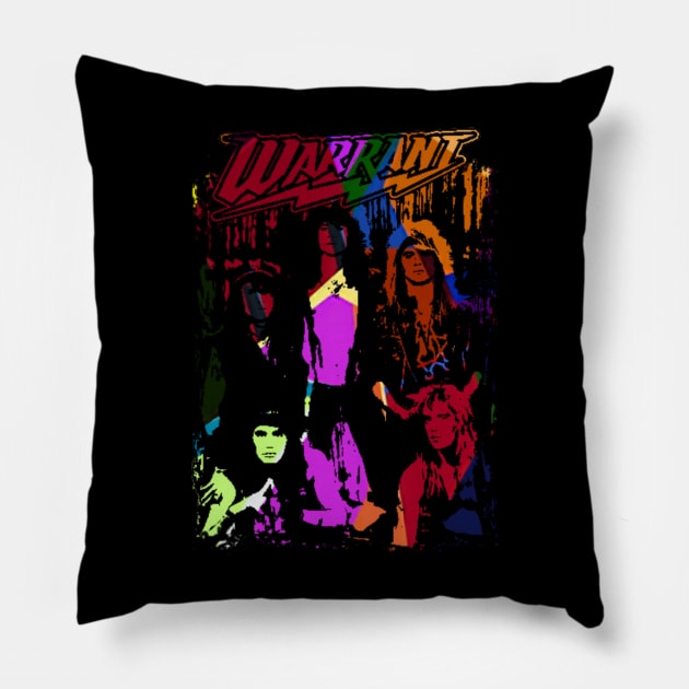 Warrant - Wpap vintage Pillow by Hi.Nawi