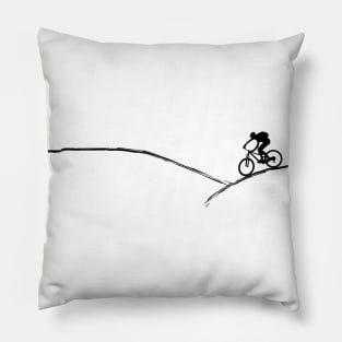 Mountain Bike Mountain Biker Gift Cycling MTB Cyclist Pillow