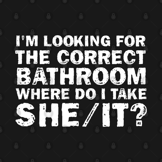 I'm Looking For The Correct Bathroom Where Do I Take She It by chidadesign