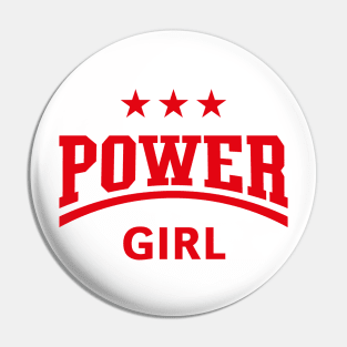 Power Girl (Youngster / Gal / Daughter / Sister / Red) Pin