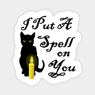 I Put A Spell On You Cheeky Witch Magnet