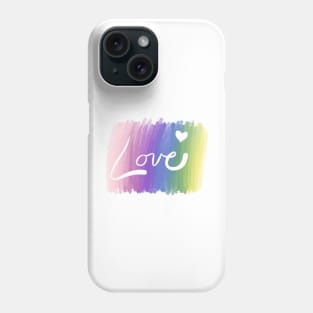 Rainbow Love Phone Case