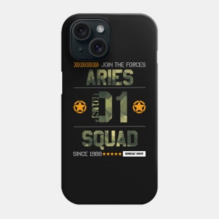 Zodiac Majesty Aries Squad Camo Phone Case