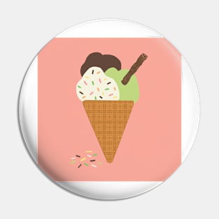 ice cream cone Pin