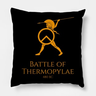 Battle Of Thermopylae Pillow