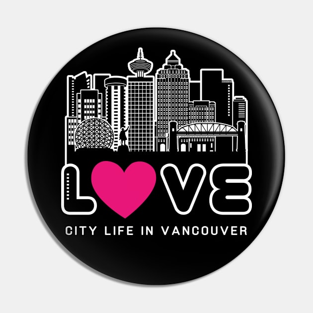 Love City Life in Vancouver Pin by travel2xplanet