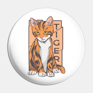 Cat Vs Tiger Pin