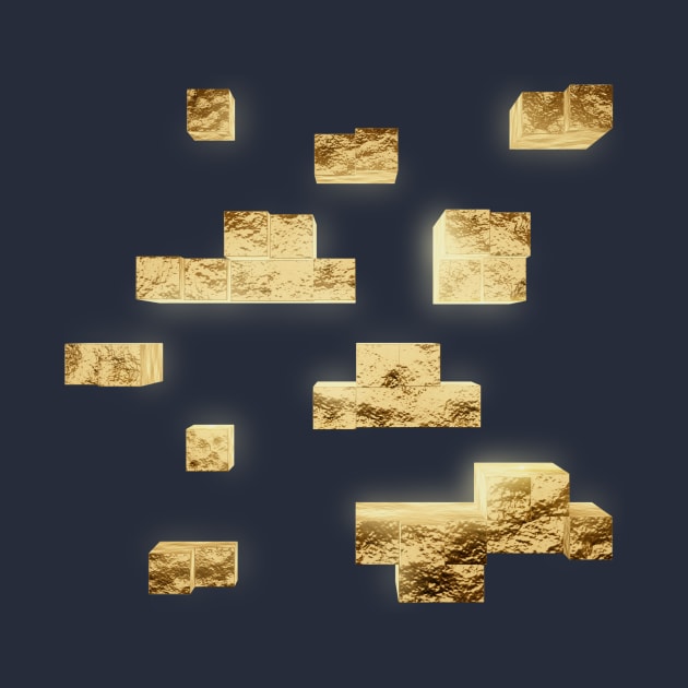 Gold Ore - 3D by Arkal