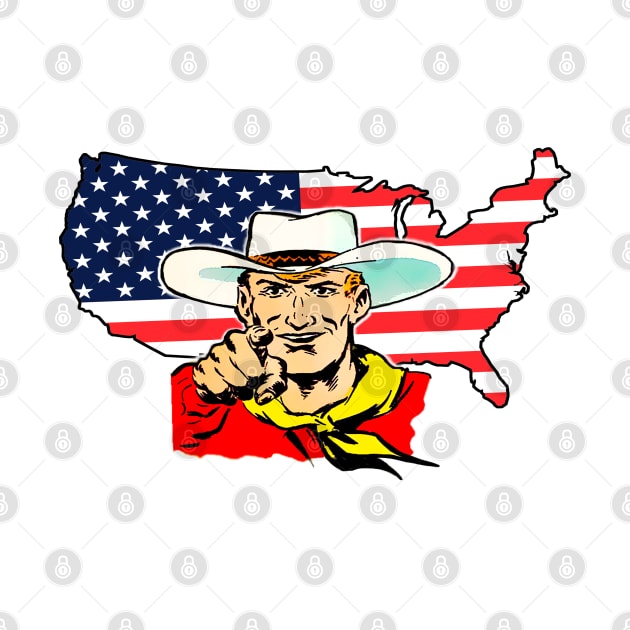 Patriot cowboy by Marccelus