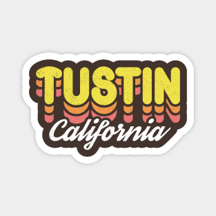 Retro Tustin California Magnet