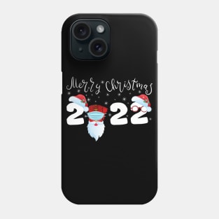 Christmas 2022 Quarantine Christmas Santa Face Mask Phone Case