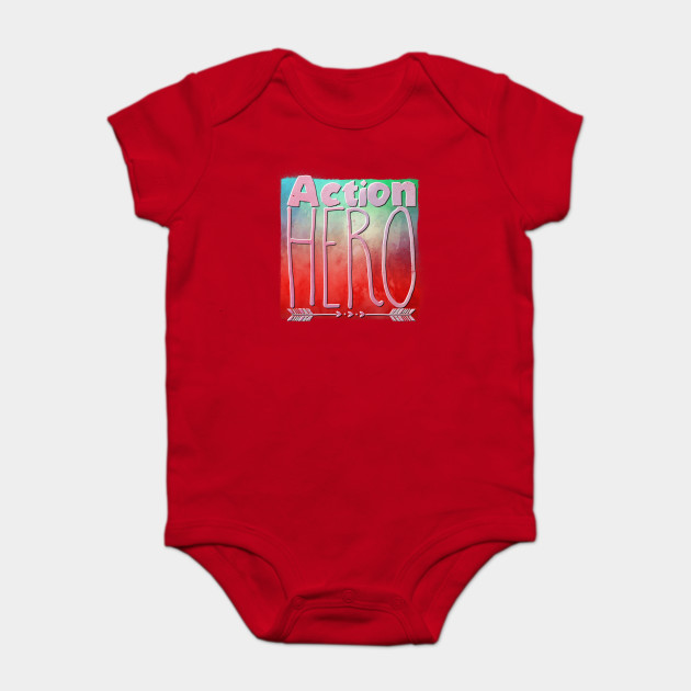 Action Hero Action Hero Baby Bodysuit Teepublic Uk