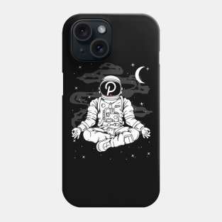 Astronaut Yoga Polkadot DOT Coin To The Moon Crypto Token Cryptocurrency Blockchain Wallet Birthday Gift For Men Women Kids Phone Case