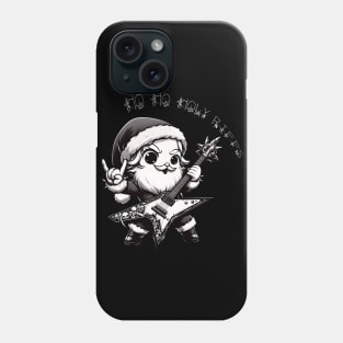 Chibi Cute Metalhead Santa Claus Phone Case