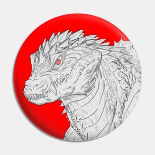 Godzilla Pin