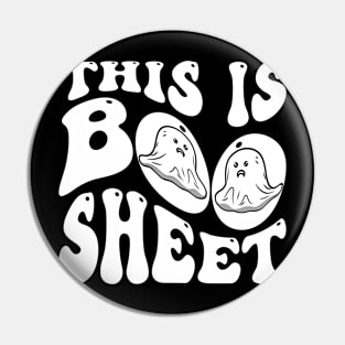 This Is Boo Sheet, Funny Halloween v2 Pin