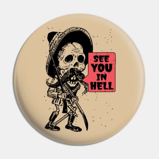 Antique Skeleton Soldier in HELL!! Pin