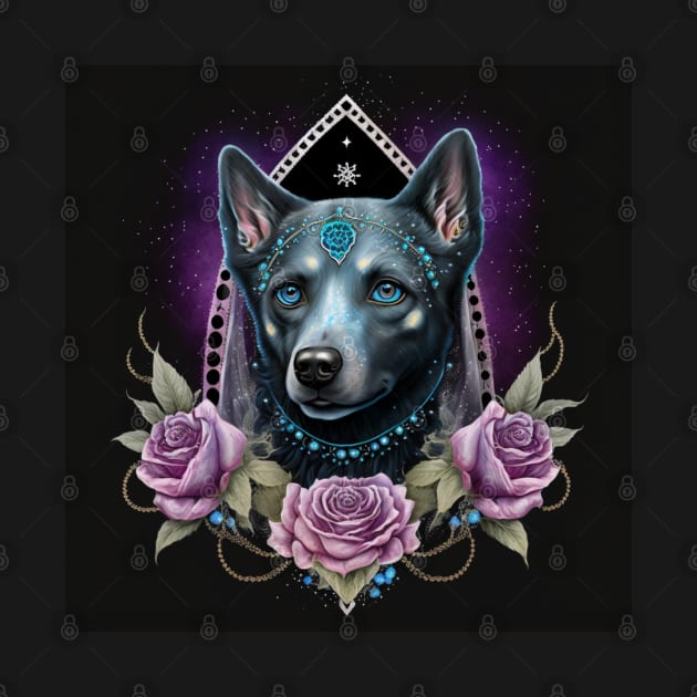 Gothic Australian Cattle Dog by Enchanted Reverie