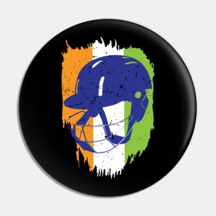 India Indian Cricket Player Batsman Helmet Design Pin