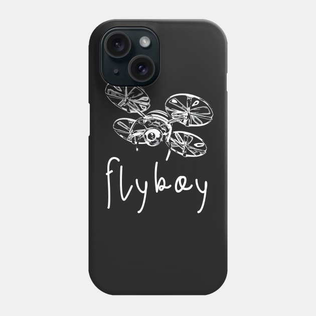 FLYBOY Drone Humor Phone Case by Scarebaby