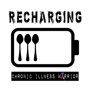 Recharging Spoons (black) T-Shirt