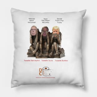 Hear No Truth, See No Truth, Speak No Truth! Pillow