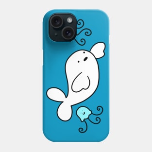 Baby Harp Seal and Jellies Phone Case