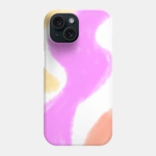 Colorful watercolor abstract texture Phone Case