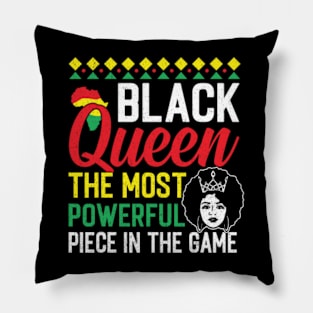 Black Queen The Most Powerful Piece Black History Month Pillow