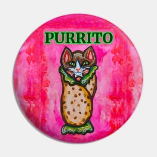 Purrito Cat Burrito Pin