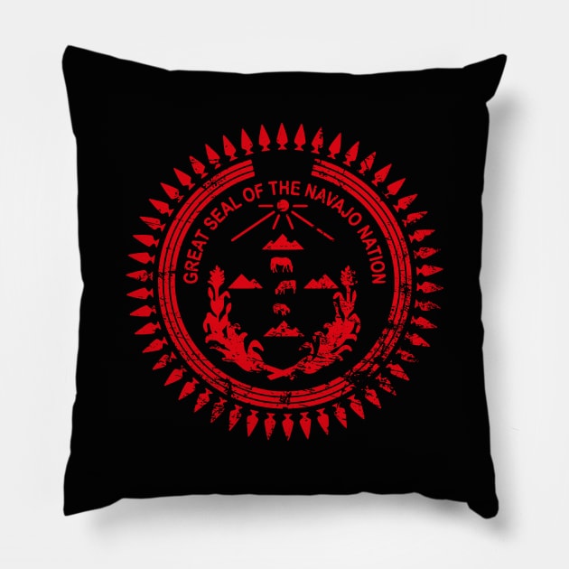 Navajo Nation Great Seal Pillow by biggeek