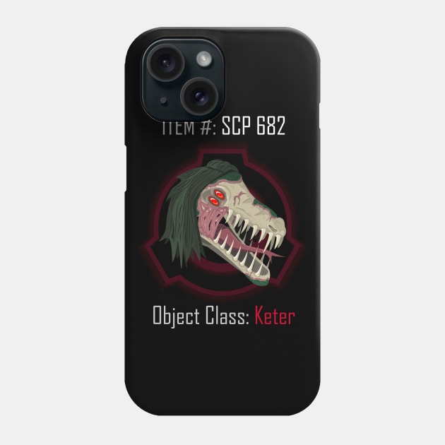 SCP-682 Phone Case by NGM
