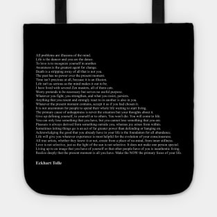 Eckhart Tolle Quotes Tote