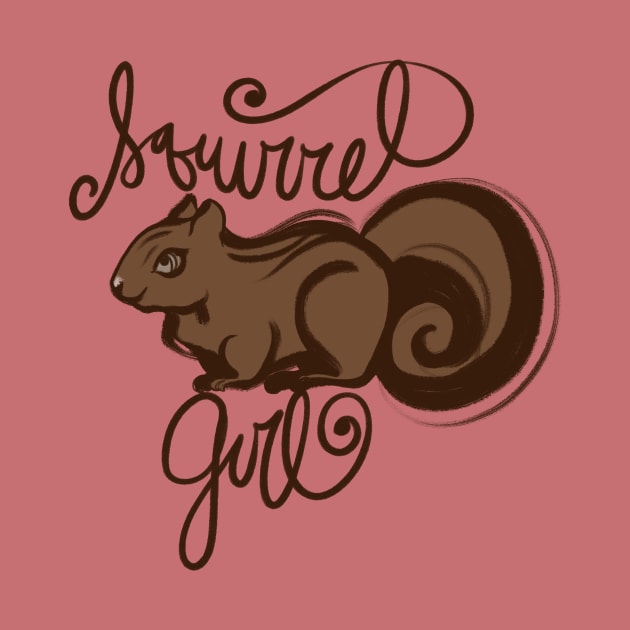 Squirrel Girl Cute Brown and Squirrely by bubbsnugg