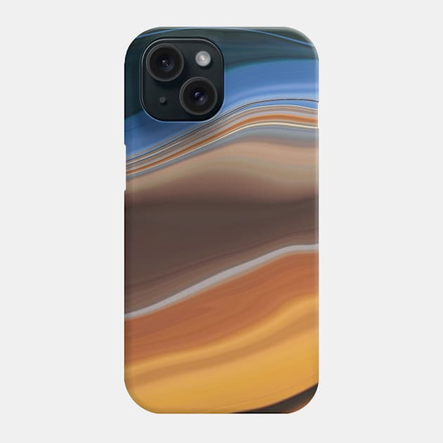 Orange Evening Sky Phone Case by maak and illy