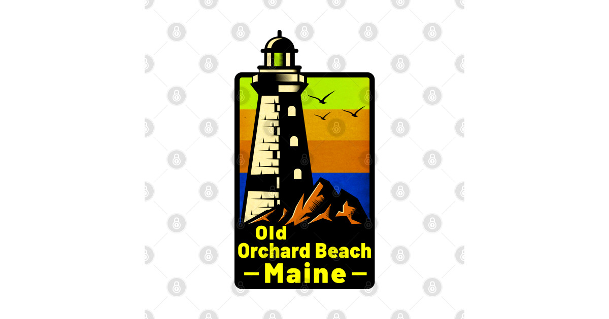 Old Orchard Beach Maine Sticker Decal 3.75