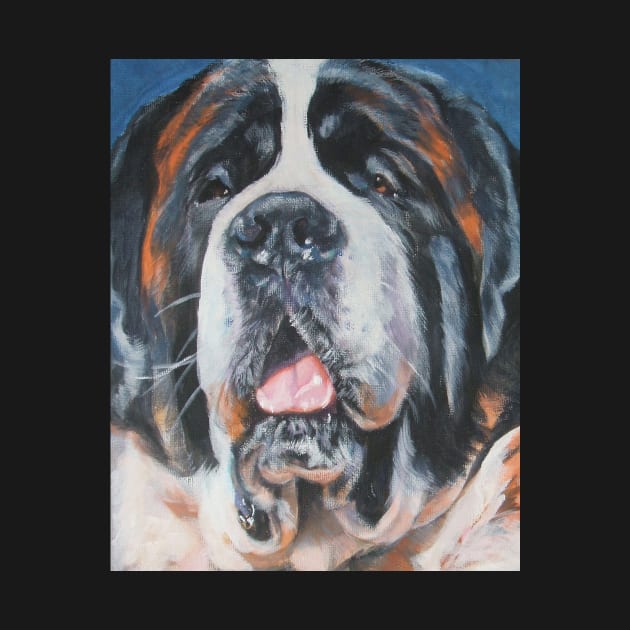 Saint Bernard Fine Art Painting by LASHEPARD