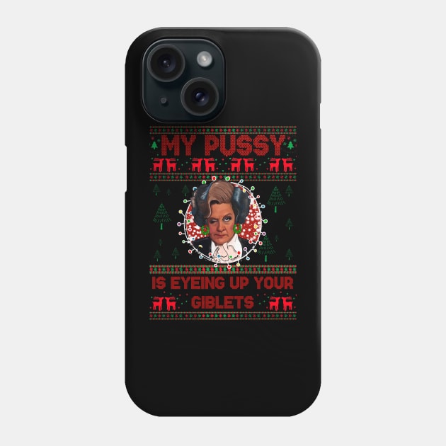 Mrs Slocombe's Pussy Will Ruin Christmas Dinner. Are you being served Phone Case by Camp David