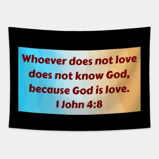 Bible Verse 1 John 4:8 Tapestry