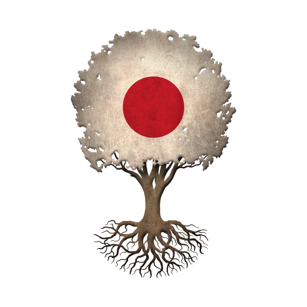Tree of Life with Japanese Flag by jeffbartels