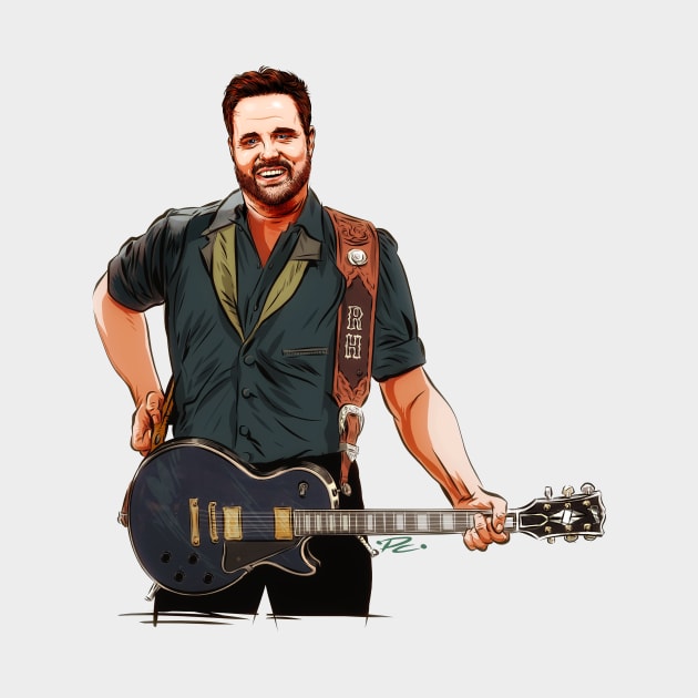 Randy Houser - An illustration by Paul Cemmick by PLAYDIGITAL2020