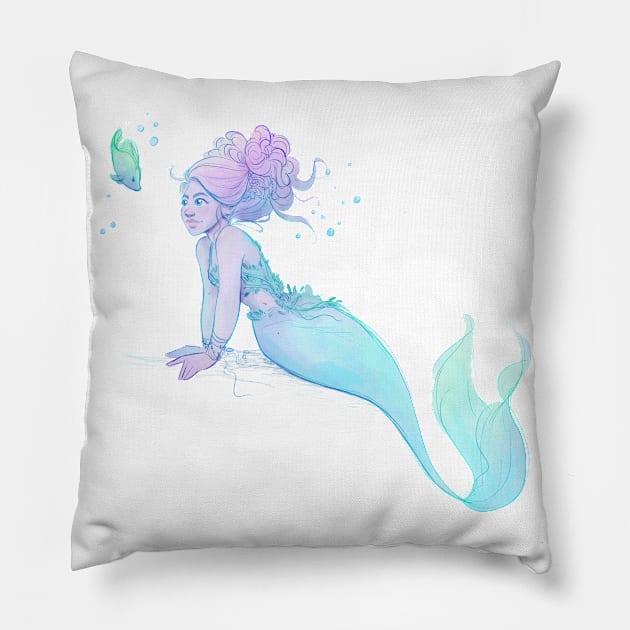 Mermay 2018 11 Pillow by YentheJoline